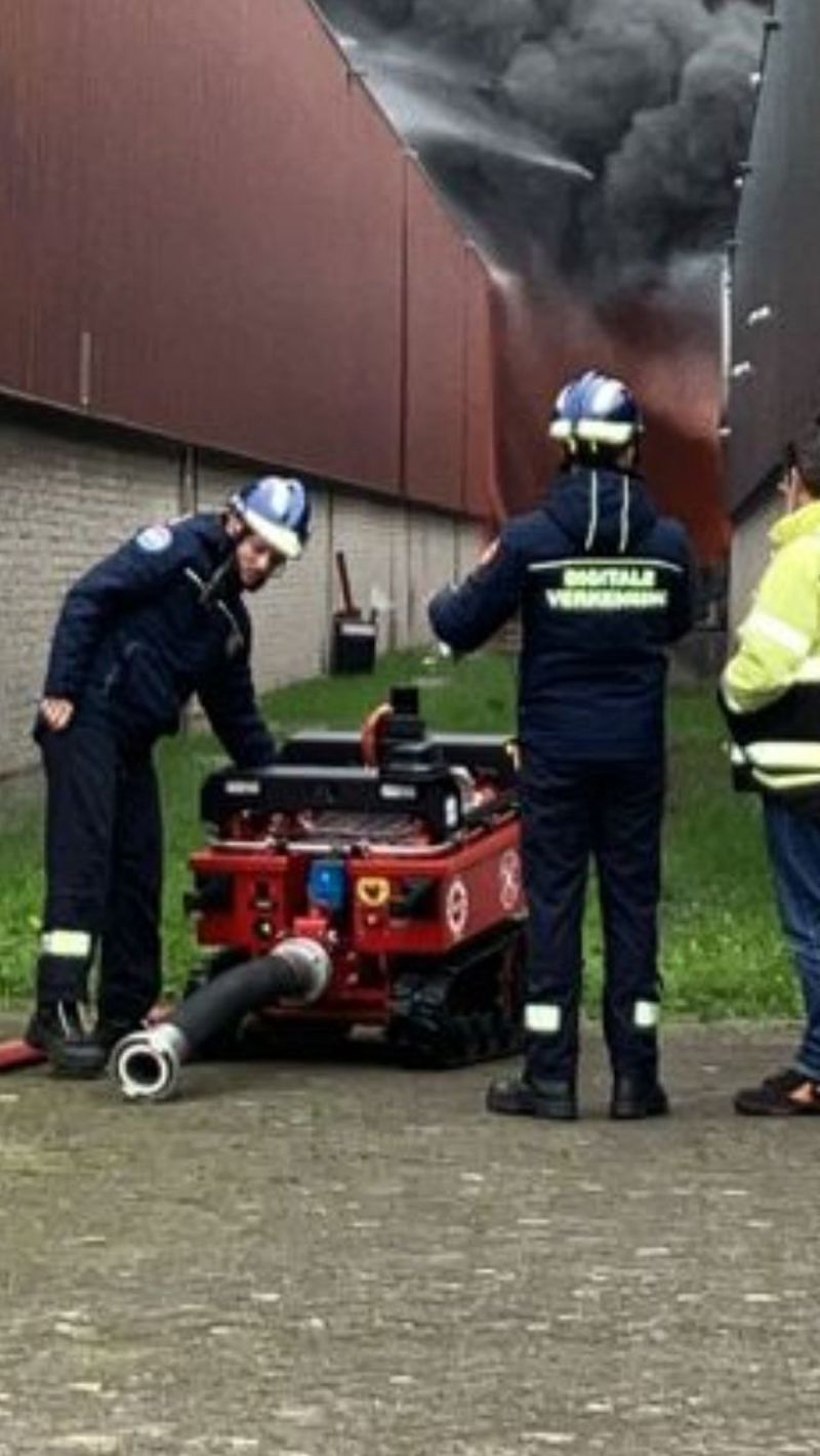 Blusrobot van de Veiligheidsregio Rotterdam-Rijnmond