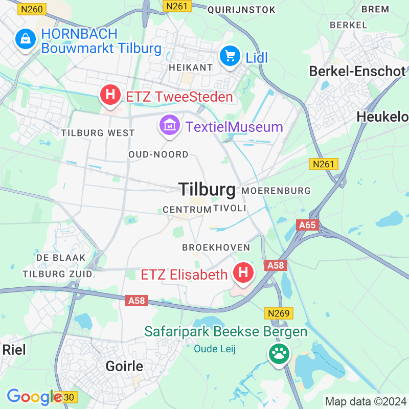 Bekijk de locatie via Google Maps