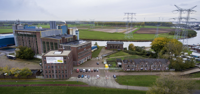 Luchtfoto Dongecentrale Risk Factory