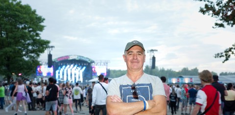 Harold op een festival